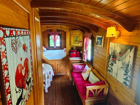 Tiny house 2 personnes - Roulotte Ancolie
