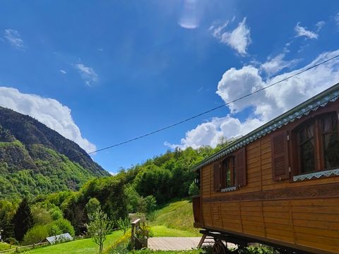 Tiny house 2 personnes - Roulotte Ancolie