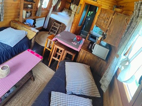 Tiny house 4 personnes - Roulotte Edelweiss 18 m²