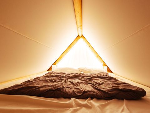 TENTE TOILE ET BOIS 4 personnes - LODGE TRAPPEUR 4 pers