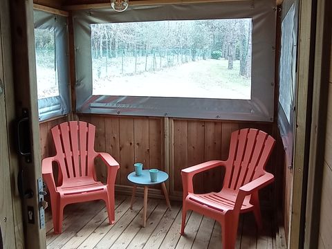 CHALET 2 personnes - Lodge Bois sans sanitaires 16m2