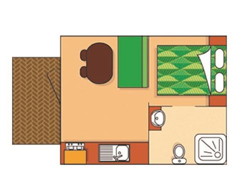 CHALET 2 personnes - Tonga