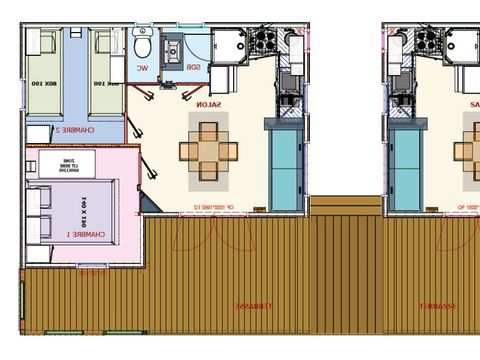 Chalet 10 personnes - Chalet Cannelle Duo 10 P