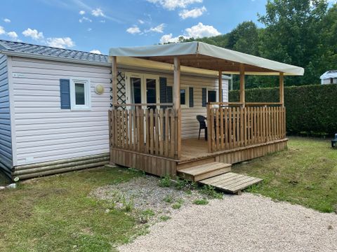 MOBILHOME 4 personnes - AULUS : 1 salle d'eau sans terrasse couverte