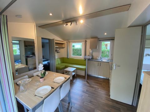 MOBILHOME 6 personnes - COUFLENS DIMANCHE avec terrasse couverte