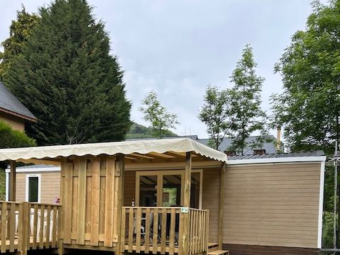 MOBILHOME 8 personnes - Cottage 4 chambres TV LV Terrasse semi-couverte