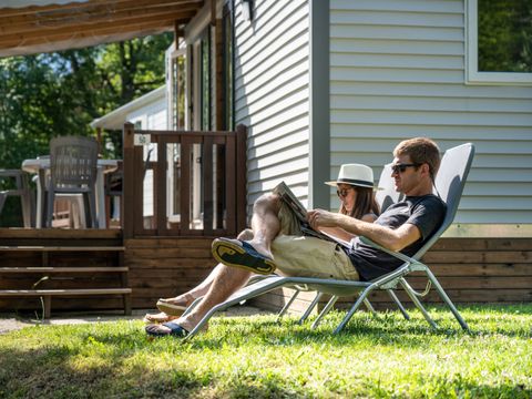 MOBILHOME 6 personnes - 3 chambres MARMOTTE TV LV Terrasse semi-couverte