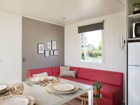 MOBILHOME 6 personnes - 3 chambres MARMOTTE TV LV Terrasse semi-couverte