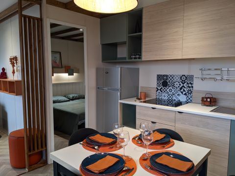 CHALET 4 personnes - Chalet contemporain Edelweiss 2 chambres 2sdb TV LV Terrasse couverte CHALET 4 personnes - Chalet contemporain Edelweiss 2 chambres 2sdb TV LV Terrasse couverte