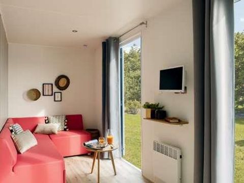 MOBILHOME 4 personnes - Bergons TV LV Terrasse semi-couverte