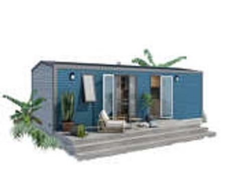 MOBILHOME 4 personnes - Bergons TV LV Terrasse semi-couverte