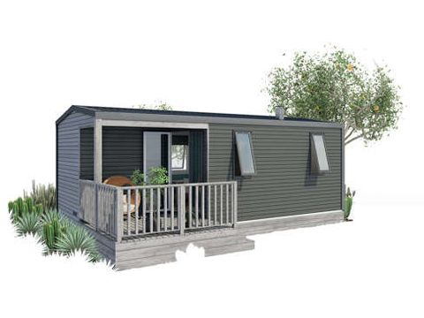 MOBILHOME 4 personnes - Bergons TV LV Terrasse semi-couverte