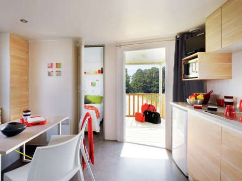 MOBILHOME 4 personnes - Bergons TV LV Terrasse semi-couverte