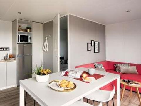 MOBILHOME 4 personnes - Bergons TV LV Terrasse semi-couverte