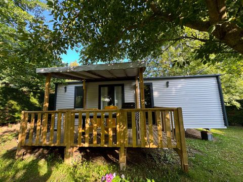 MOBILHOME 6 personnes - Gloriette 3 chambres TV LV Terrasse semi couverte