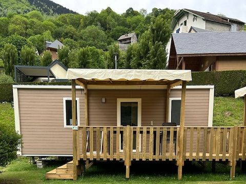 MOBILHOME 5 personnes - Mobil-home TAILLON 2 chambres TV LV CLIMATISATION Terrasse semi-couverte