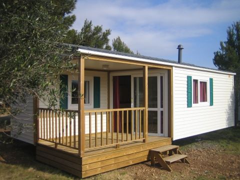 MOBILHOME 4 personnes - Loggia 31m², 2 chambres, terrasse Loggia intégrée, climatisation