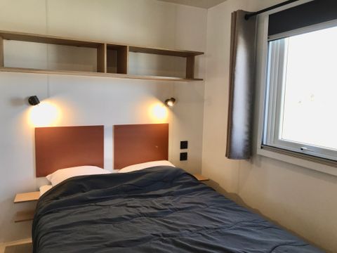 Mobilhome 6 personnes - Top Espace premium 32m² - 3 chambres - Terrasse couverte 15m² - TV - Lave vaisselle - Clim+wifi