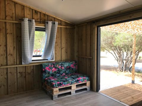 CHALET 4 personnes - Cabane Tithome 20m², 2 chambres (sans sanitaire) 4 pers.