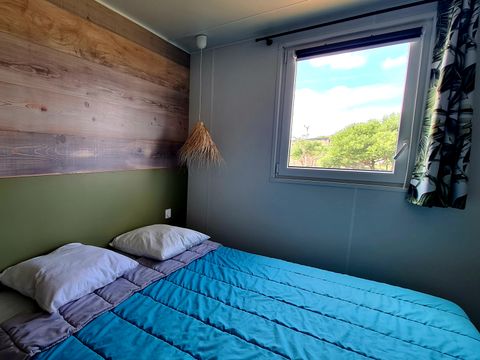 MOBILHOME 6 personnes - XL premium 6pers 2 sdb, 3 chambres +terrasse couverte+ tv+lave vaisselle+climatisation