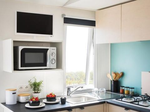 MOBILHOME 4 personnes - Hawaii 21.70m², 2 chambres, climatisation+terrasse couverte 11m². Neuf