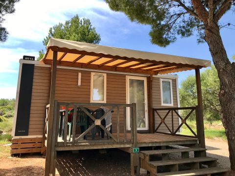 MOBILHOME 4 personnes - Hawaii 21.70m², 2 chambres, climatisation+terrasse couverte 11m². Neuf