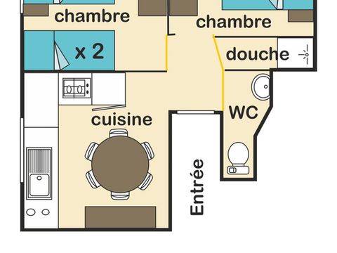 Appartement 6 personnes - 1