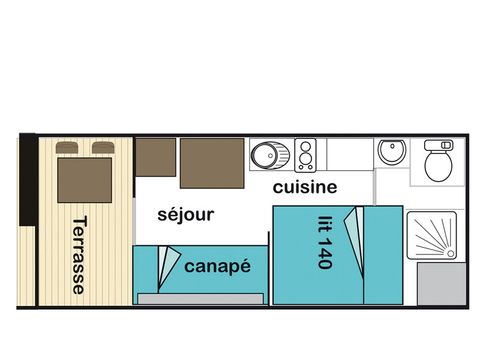 Maison 2 personnes - Cabane de Berger