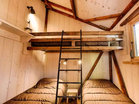 Unique 5 personnes - Cabane sur Pilotis 3 Pièces 5 Personnes