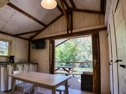 CHALET 5 personnes - Cabane sur Pilotis 3 Pièces 5 Personnes + TV