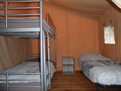 TENTE TOILE ET BOIS 5 personnes - Safari