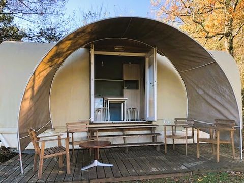 Tente en toile et en bois 4 personnes - Coco Sweet sans sanitaires