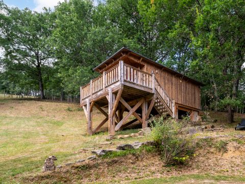 Unique 5 personnes - Cabane en bois sur Pilotis 2 Pièces 5 Personnes