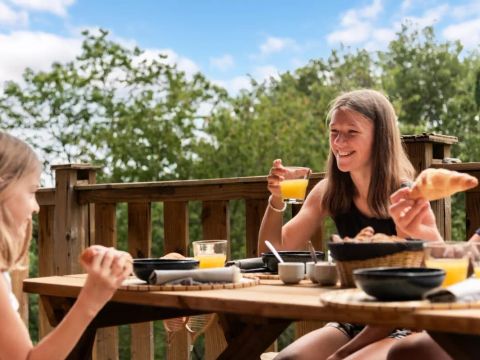 Unique 5 personnes - Cabane en bois sur Pilotis 2 Pièces 5 Personnes