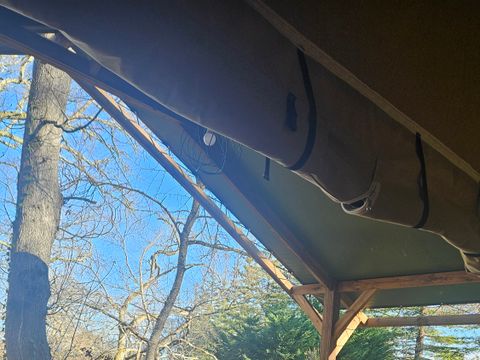 LODGE 6 personnes - Tente LODGE LUXE XL SAFARI SANDERS 3 Chambres - Terrasse couverte 2/6 pers.