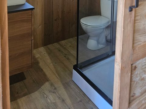 LODGE 6 personnes - Tente LODGE LUXE XL SAFARI SANDERS 3 Chambres - Terrasse couverte 2/6 pers.