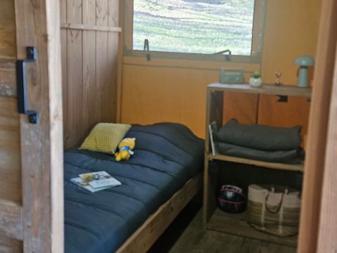 LODGE 6 personnes - Tente LODGE LUXE XL SAFARI SANDERS 3 Chambres - Terrasse couverte 2/6 pers.