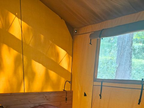 LODGE 4 personnes - Tente SAFARI LODGE NATURE SANDERS  2 chambres - terrasse couverte (pas de salle de bain privée)