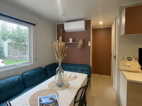 MOBILHOME 6 personnes - Maïao 36 m² - 4 pièces - 3 chambres - Climatisation et TV