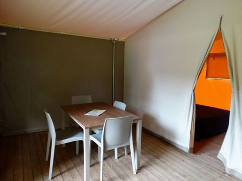 TENTE TOILE ET BOIS 5 personnes - Wood Lodge