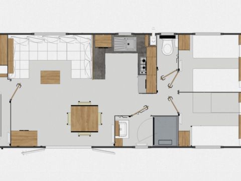 MOBILHOME 6 personnes - 3 chambres Or (Elite 1040)