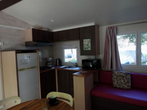 MOBILHOME 6 personnes - Mobil Home 3 chambres Argent (CLIM)