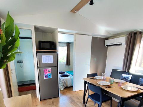 Mobilhome 6 personnes - MH EVASION, 33.3m², 3 ch, clim, Terrasse