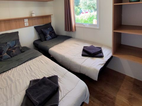 Mobilhome 6 personnes - MH EVASION, 33.3m², 3 ch, clim, Terrasse