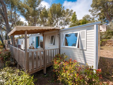 MOBILHOME 6 personnes - Comfort XL | 3 Ch. | 6 Pers. | Terrasse surélevée