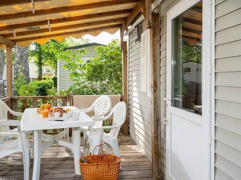 MOBILHOME 6 personnes - Comfort | 3 Ch. | 6 Pers. | Terrasse surélevée