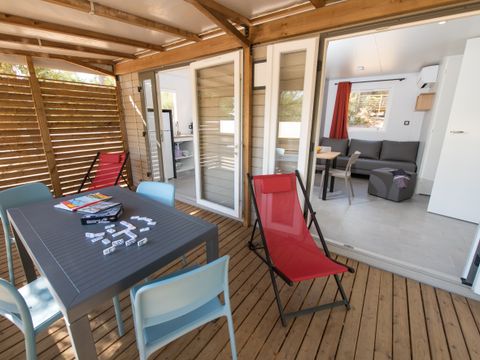 MOBILHOME 8 personnes - 3 chambres - CLIM - LV