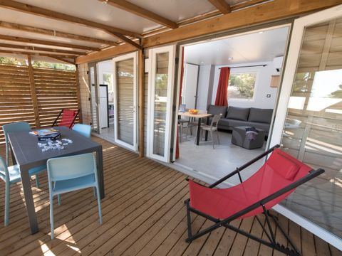 MOBILHOME 8 personnes - 3 chambres - CLIM - LV