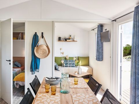 MOBILHOME 5 personnes - Mobil LAVANDE Climatisé 2 chambres (27m²)