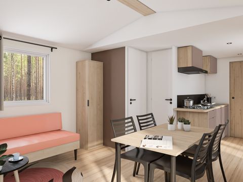 MOBILHOME 5 personnes - Mobil PHOENIX climatisé 2 chambres (33m²)